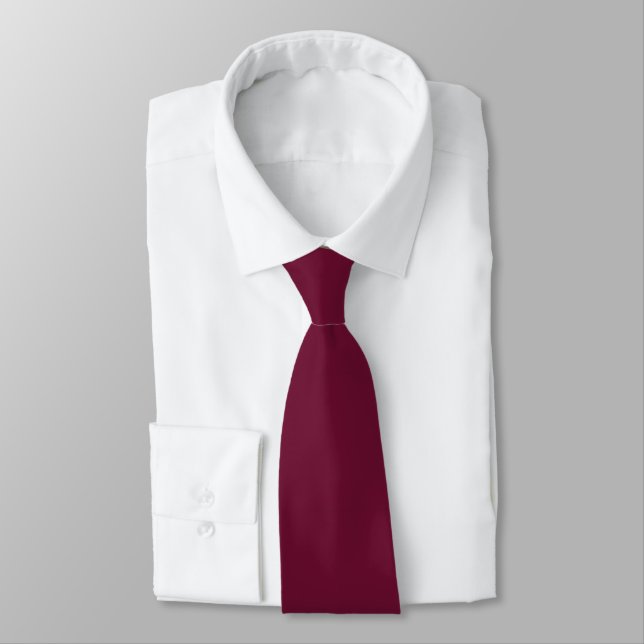 MVB Magenta Solid Tie (Tied)