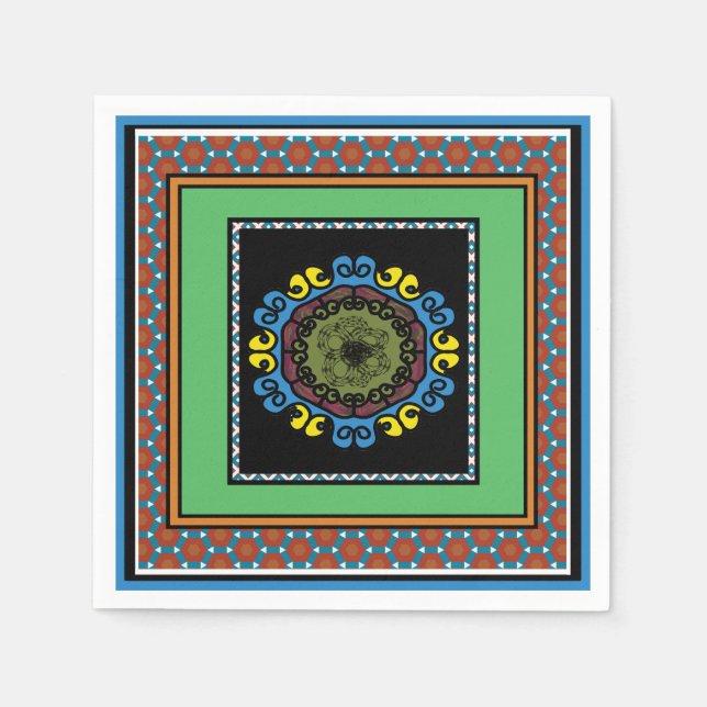 MVB Mexican Pride 1 Design Napkins (Front)