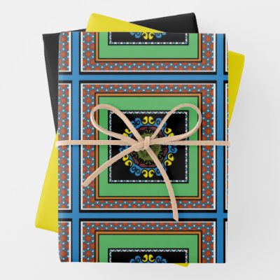 MVB Mexican Pride 1 Design Set 1 Wrapping Paper Sheets