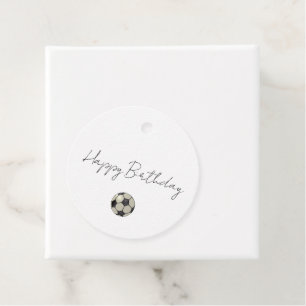 MVB Minimal Soccer Design Favor Tags
