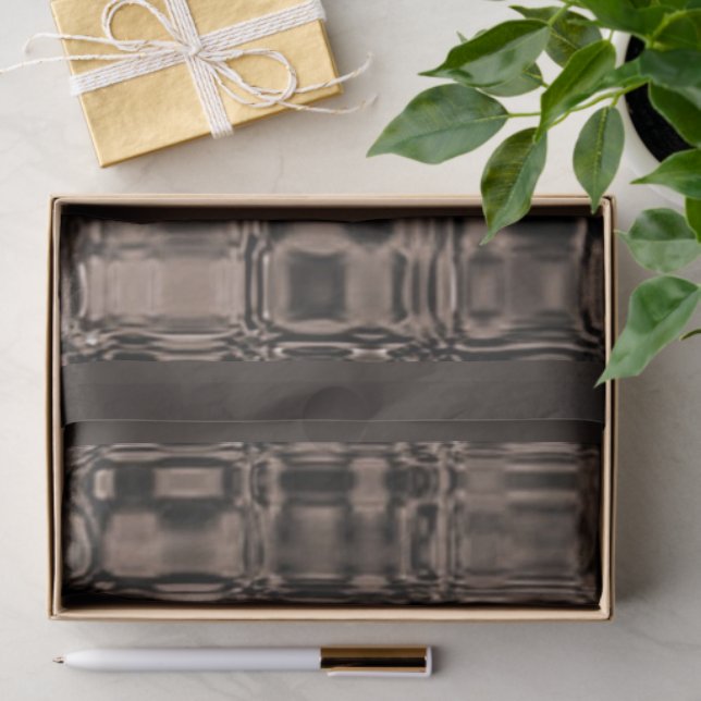 MVB Sepia-Faux Glass-Wrapping Paper (Gift)
