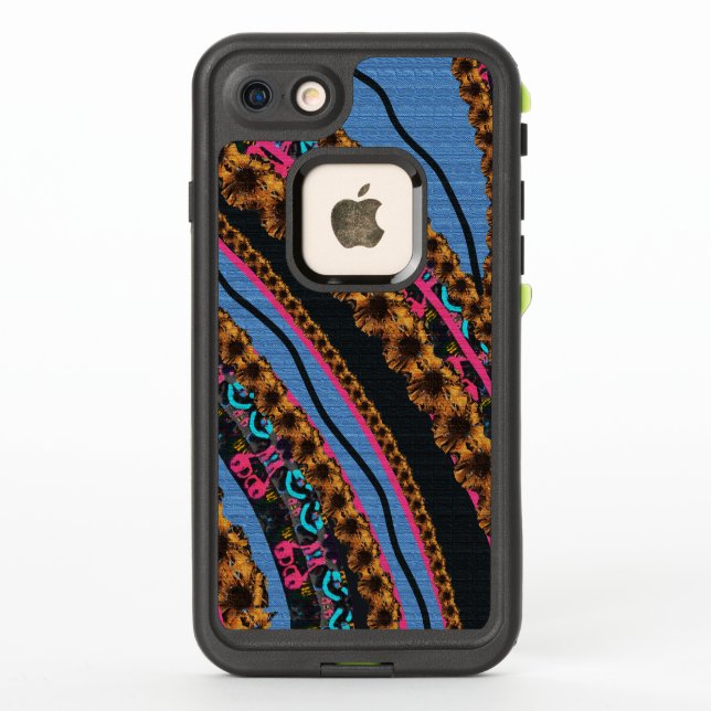 MVB Textile Abstract Creative Pieces LifeProof iPhone Case (Back)