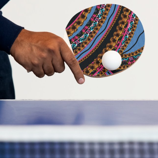 MVB Textile Abstract Creative Pieces Ping Pong Paddle (Insitu)