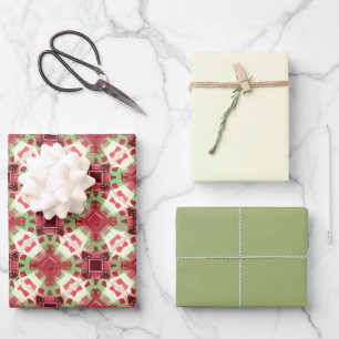 MVB Tribal Cross Design Wrapping Paper Sheets