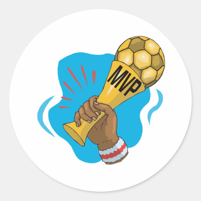 MVP CLASSIC ROUND STICKER (Front)