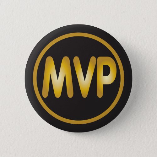 MVP most valuable player badge Pinback Button