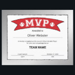 MVP Player - MVP Certificates Baseball Certificate<br><div class="desc">Albert Einstein once said, “strive not to be a success, but rather to be of value. Our Baseball Team MVP - MVP Player - MVP Certificates - Baseball Certificates was made with these sentiments in mind. Celebrate the baseball MVPs on your team with our Baseball Team MVP - MVP Player...</div>