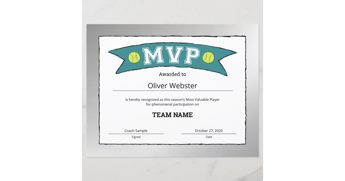 mvp-player-mvp-certificates-tennis-certificate-zazzle