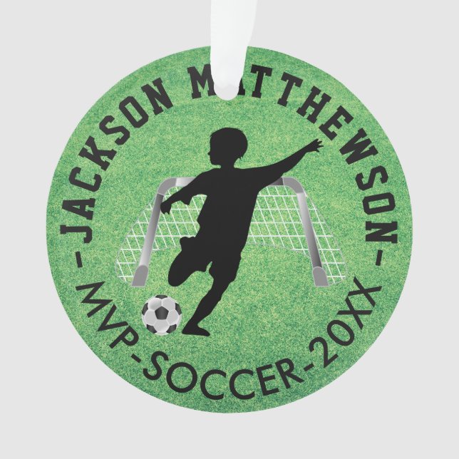 MVP Soccer ⚽ Player - Boy Ornament (Front)