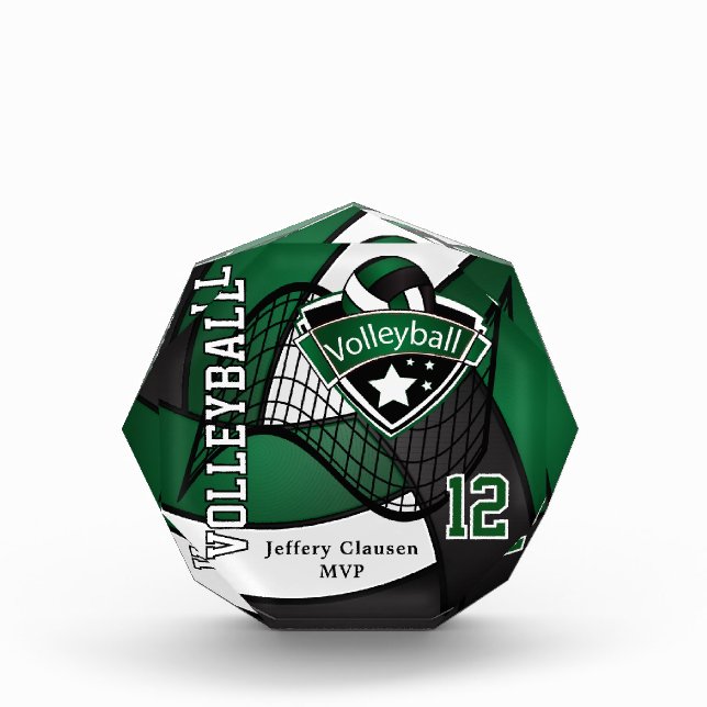 MVP Volleyball Player | DIY Text Acrylic Award (Front)