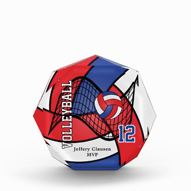 MVP Volleyball Player | DIY Text Award (Front)