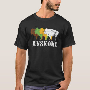 Mvskoke Creek Muskogee Native American Indians Men T-Shirt
