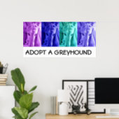 Mx4 Adopt a Greyhound Poster (Home Office)