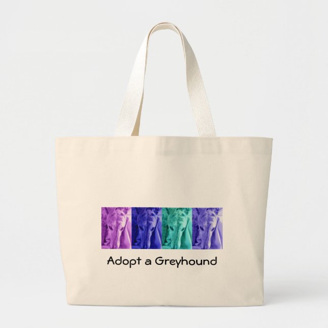 Mx4 design  Adopt a Greyhound tote (Front)