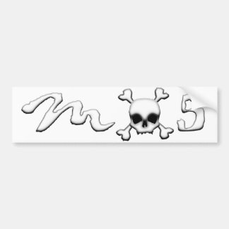 MX5 skull Bumper Sticker