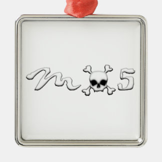 MX5 skull Metal Ornament