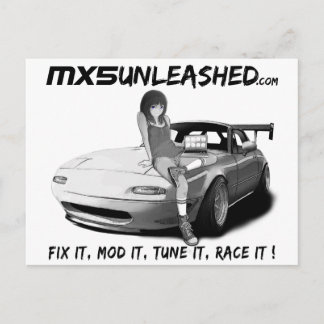 MX5 Unleashed Postcard