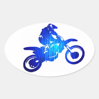 MX BLUE BEAT OVAL STICKER