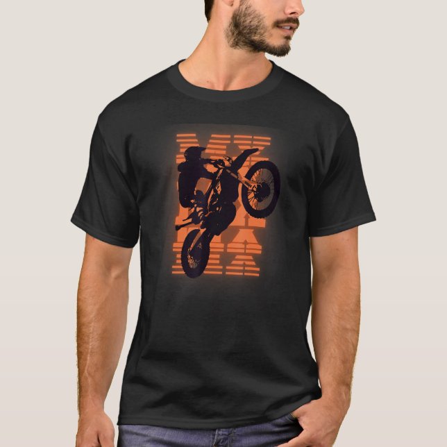 Mx Motocross Mens Dirt Bikes Graphic T-Shirt (Front)