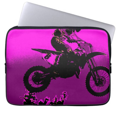 MX _ Motocross Racer Laptop Sleeve