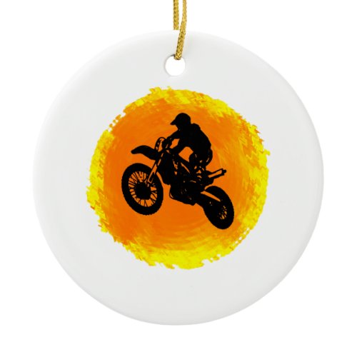 MX RIDE NOW CERAMIC ORNAMENT