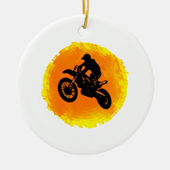 MX RIDE NOW CERAMIC ORNAMENT (Front)