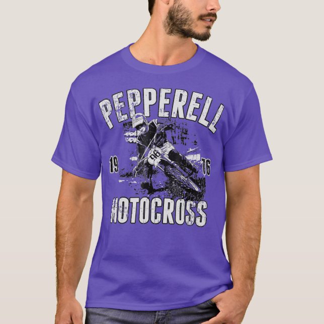 MX shirt Pepperell Motocross 1976 retro racing (Front)