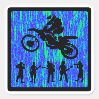 MX SPOON STYLED SQUARE STICKER