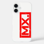 Mx. Stamp iPhone 16 Case