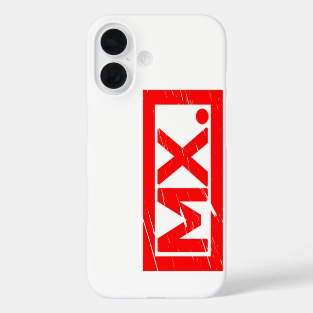Mx. Stamp Case-Mate iPhone Case (Back)