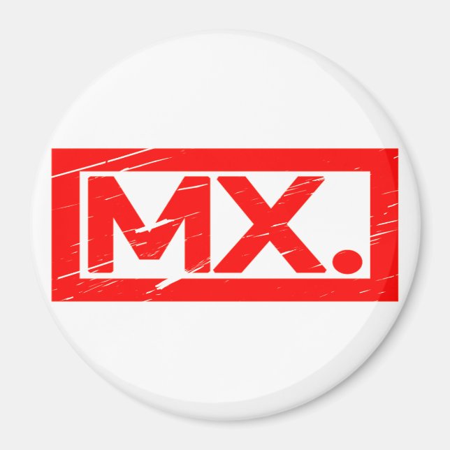 Mx. Stamp Magnet (Front)