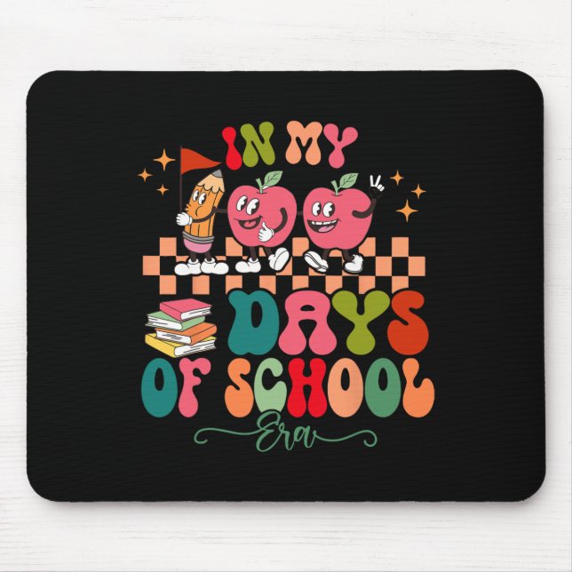My 100 Days Of School Era Teacher 100th Day Of Sch Mouse Pad (Front)