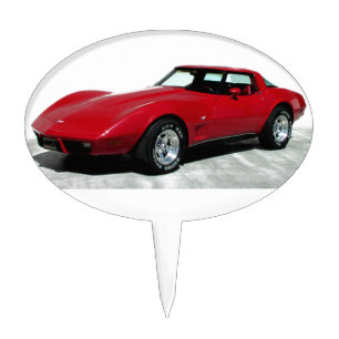 My 1979 Red Corvette Cake Topper