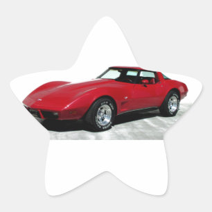 My 1979 Red Corvette Star Sticker