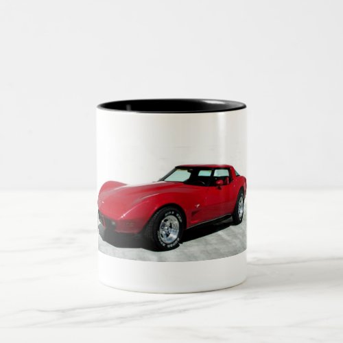 My 1979 Red Corvette Two_Tone Coffee Mug