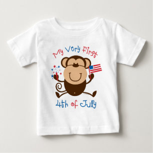 My 1st 4th Boy Monkey Infant T-shirt