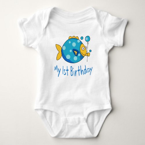 My 1st Birthday Baby Bodysuit