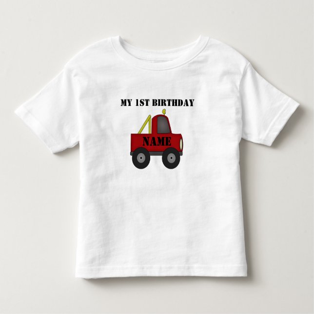My 1st Birthday Customize it Toddler T-shirt (Front)