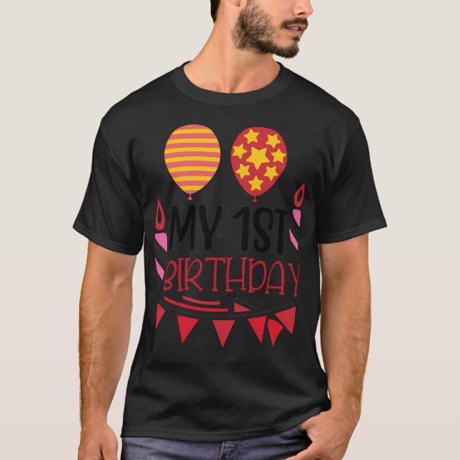 My 1St Birthday T-Shirt (Front)