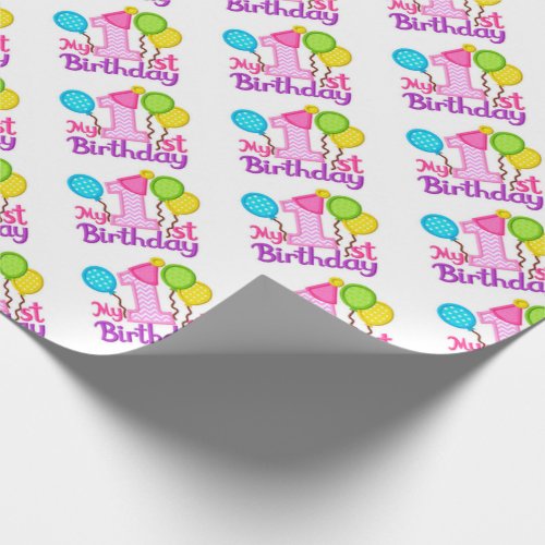 My 1st Birthday Wrapping Paper