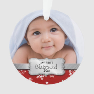 My 1st Christmas - Add your photo Ornament