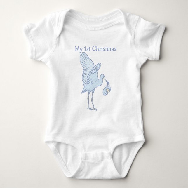 My 1st Christmas Baby T-shirt Baby Bodysuit (Front)