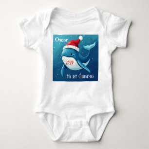 My 1st Christmas, Customized Baby Gift For Xmas,  Baby Bodysuit