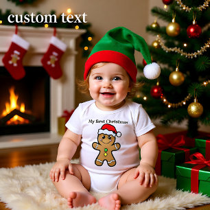🎅🎄 My 1st Christmas for cute newborn boy Baby Bodysuit