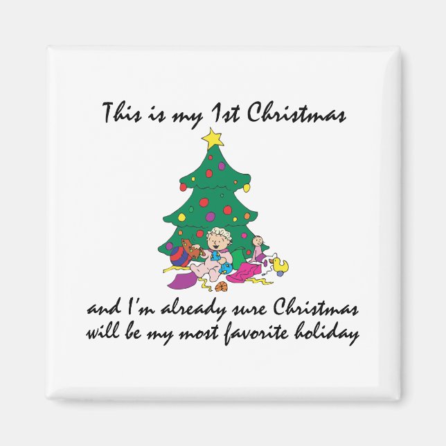My 1st Christmas Magnet (Front)