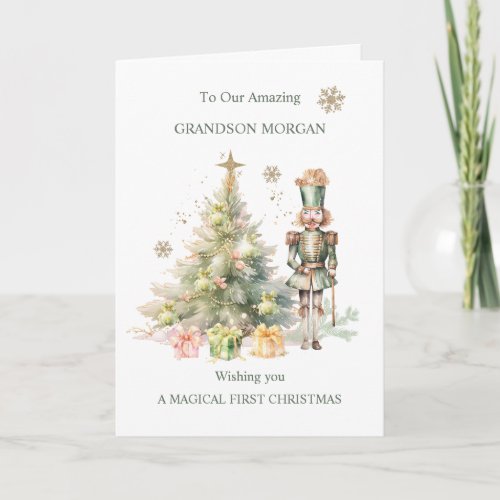 My 1st Christmas Nutcracker Greeting Card