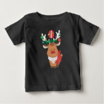 My 1st Christmas Reindeer Baby T-Shirt