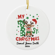My 1st Christmas Reindeer - Custom