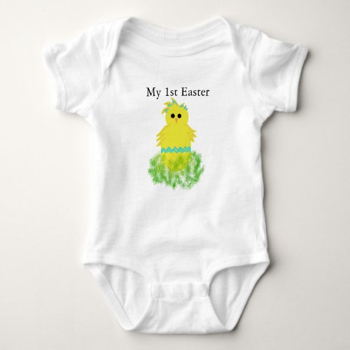 My 1st Easter Baby Boys Chick Egg Creeper T_shirt