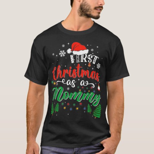 My 1st First Christmas As Mommy New Parents Christ T_Shirt